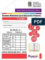 Biii-Examen 1° - 2017-2018