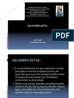 Galvanoplastia - Maria Daisy Oliveira Da Nbrega