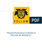 Financial Analysis of Yellow Fashion House