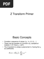 Z Transform Primer