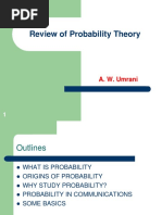 Lecture 2 Review of Probabilty Theory