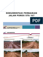 Dokumentasi Perbaikan Jalan Poros STA 167+600
