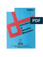 Introducción Al Derecho Mexicano - Tomo I