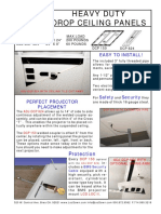 Heavy Duty Drop Ceiling Panels: Easy To Install!