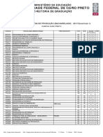 Curso Engenharia Produção UFOP