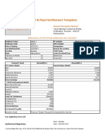 Full Final Setllements Template