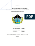 Makalah Hadits 2 Kel.5 Yuli Sur Stella (Larangan Mninggalkan Shalat)