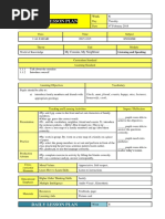 Daily Lesson Plan 2018 Week 6 and 7