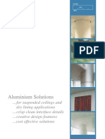 Aluminium Solutions for Suspended Ceilings and Drywall