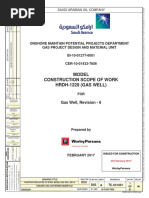 Model Construction Scope of Work HRDH-1229 (GAS WELL)