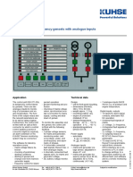 Control Unit For Emergency Gensets With Analogue Inputs Kea 071 Anl