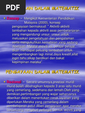 Pemulihan Pengayaan Dlm Mat Pdf