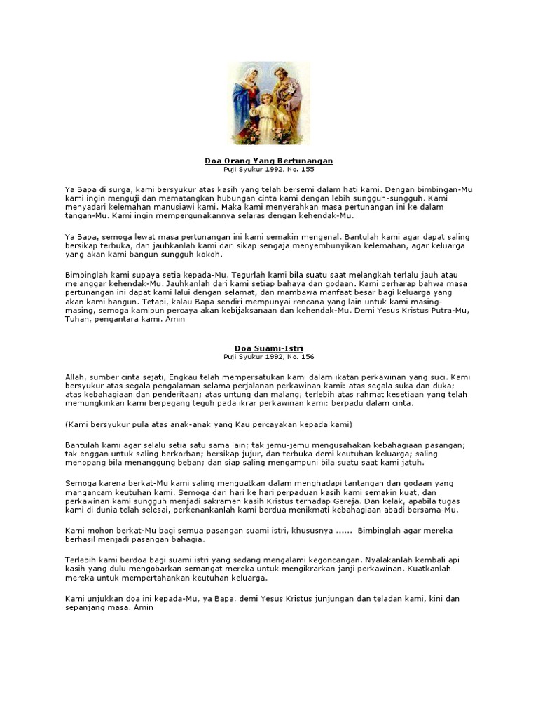 Doa Katolik | PDF