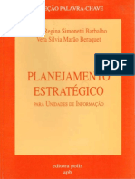 BARBALHO BERAQUET Planejamento Estrategico para Unidades de Informacao