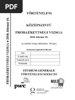 Download Studium Generale kzpszint trtnelem prbarettsgi feladatok by Anonymous YcGCW9VoEL SN371267577 doc pdf