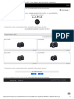 ALC-F55S _ Câmara Fotográfica Digital Informações de Compatibilidade