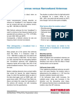 Isolation - Broadband Antennas Versus Narrowband Antennas PDF