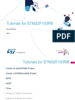 Tutorials For STM32F103RB: Nicolas Barbot