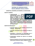 Escuela Nacional en Liderazgo Social de Reto Temario