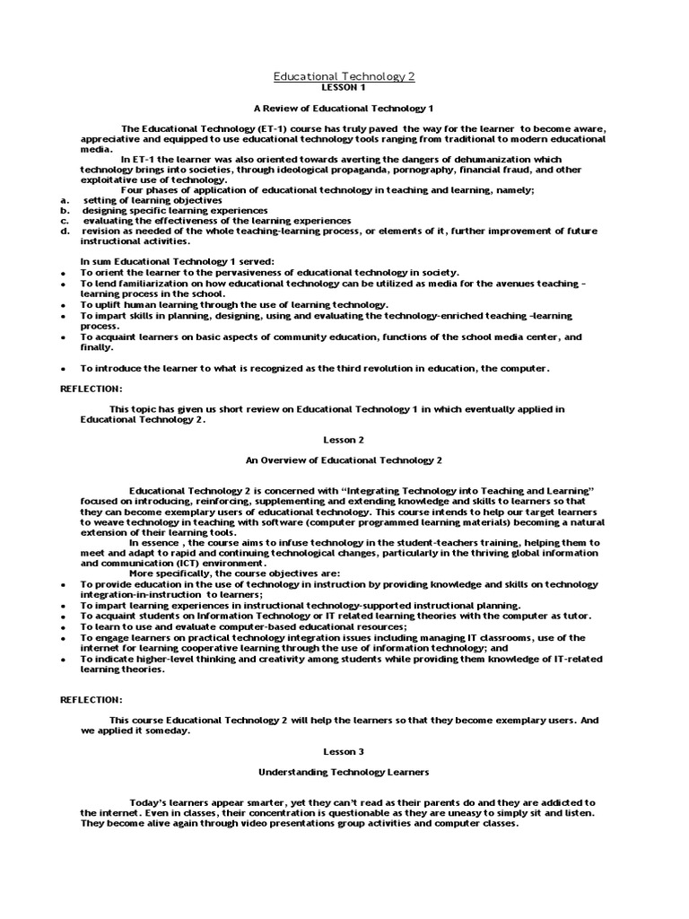 Integrating Technology in Education | PDF | Constructivism (Philosophy ...