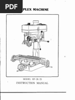 Download Rong-Fu RF-25 Mill Manual by powerman4 SN37127691 doc pdf