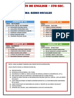 Relación de Exposición - Ingles 5to Sec