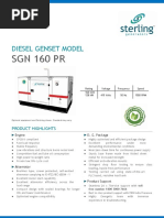 SGN 160 PR: Diesel Genset Model