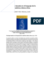 Fisiología Basada en El Lenguaje de La Medicina Clásica China