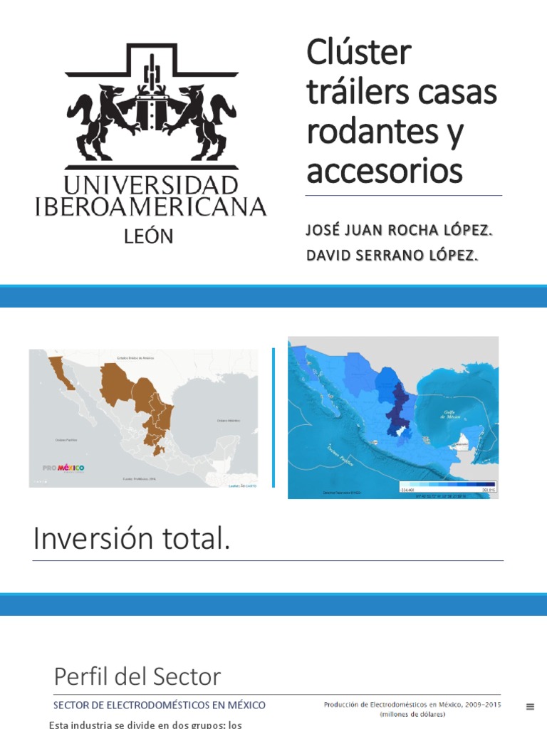 Clúster Tráilers Casas Rodantes y Accesorios | PDF | México | Los Estados  Unidos