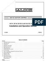 Installation and Operation Manual: SCR DC Motor Control