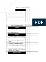 Matriz de Autorevisión de Un Comentario