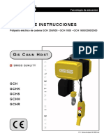 Polipasto eléctrico manual