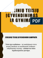 7 Paskaita - Civilinių Teisių Įgyvendinimas