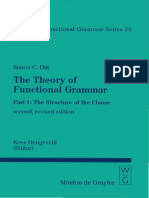 The Theory of Functional Grammar Part 1 The Structure of The Clause PDF