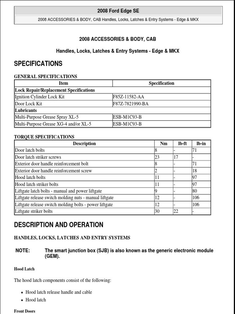 Door Locks PDF Lock (Security Device) Electrical Connector