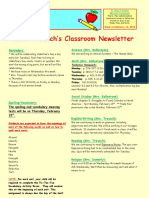 5th grade newsletter-week of 2