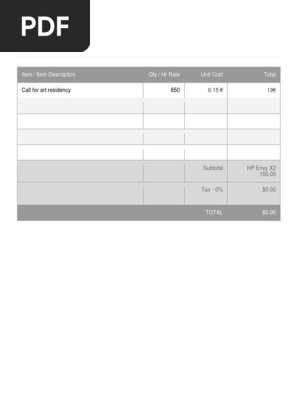 Invoice Template Word Generic