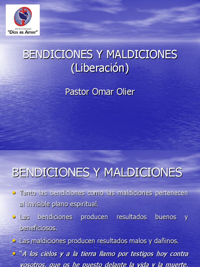 Bendiciones y Maldiciones Espirituales | PDF | Cristo (título) | Oración, image size:768x1024