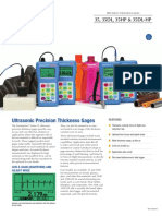 Ultrasonic Precision Thickness Gages: 35, 35DL, 35HP & 35DL-HP