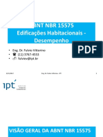 Norma de Desempenho ABNT NBR 15575