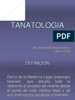 TANATOLOGÍA FORENSE