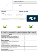 Ciprs/Cgc Haccp/Ciprs+ Haccp Audit Checklist Audit Information