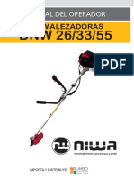 Manual Operador Desmalezadoras Niwa DNW 26-33-52