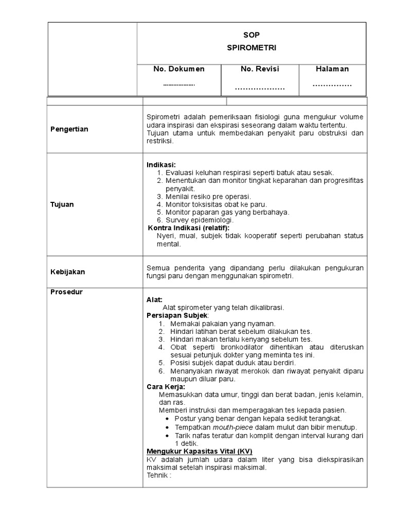 10 Sop Spirometri PDF