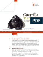 Guerrilla Marketing - Over 90 Field-Tested Tactics To Get Your Business Into The Frontline
