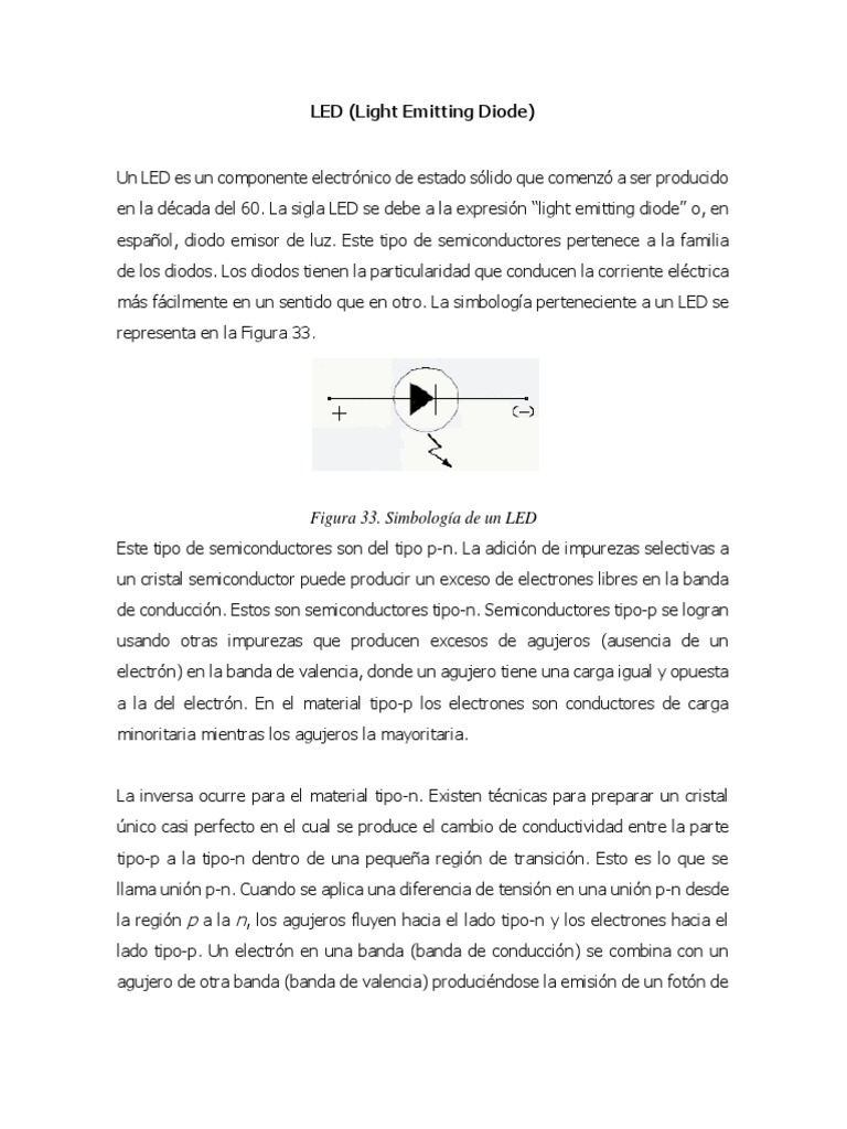 Tecnología de Lámparas LED | PDF | Diodo emisor de luz | Semiconductores