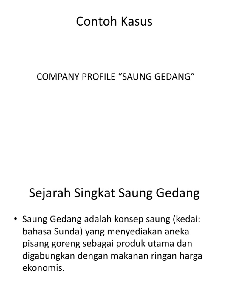 Contoh Analisis Swot Pisang Goreng - Simak Gambar Berikut