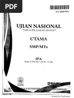 Soal Un Smp Ipa   Pdf