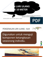 Ujian Lari Ulang Alik 10 Meter Pendek