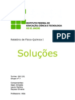 Relatório de Físico-Química I